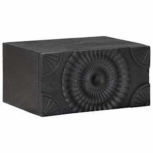 Nočna omarica s predalom Črna 40 x 30 x 20 cm