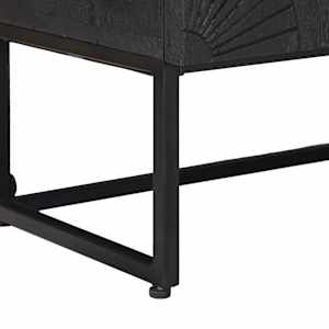 Servírovací skříň Černý 105 x 30 x 68 cm - obrázek 8