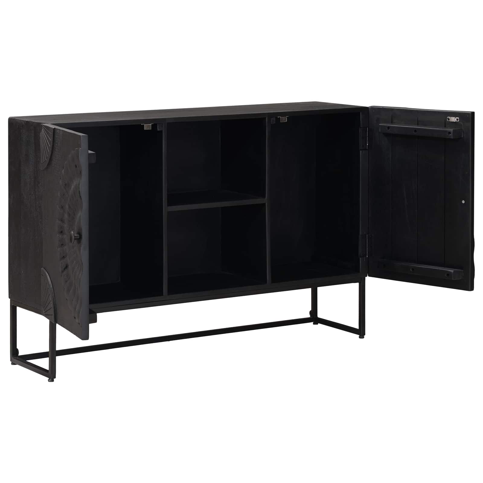 Thumbnail - vidaXL Sideboard Schwarz 105 x 30 x 68 cm
