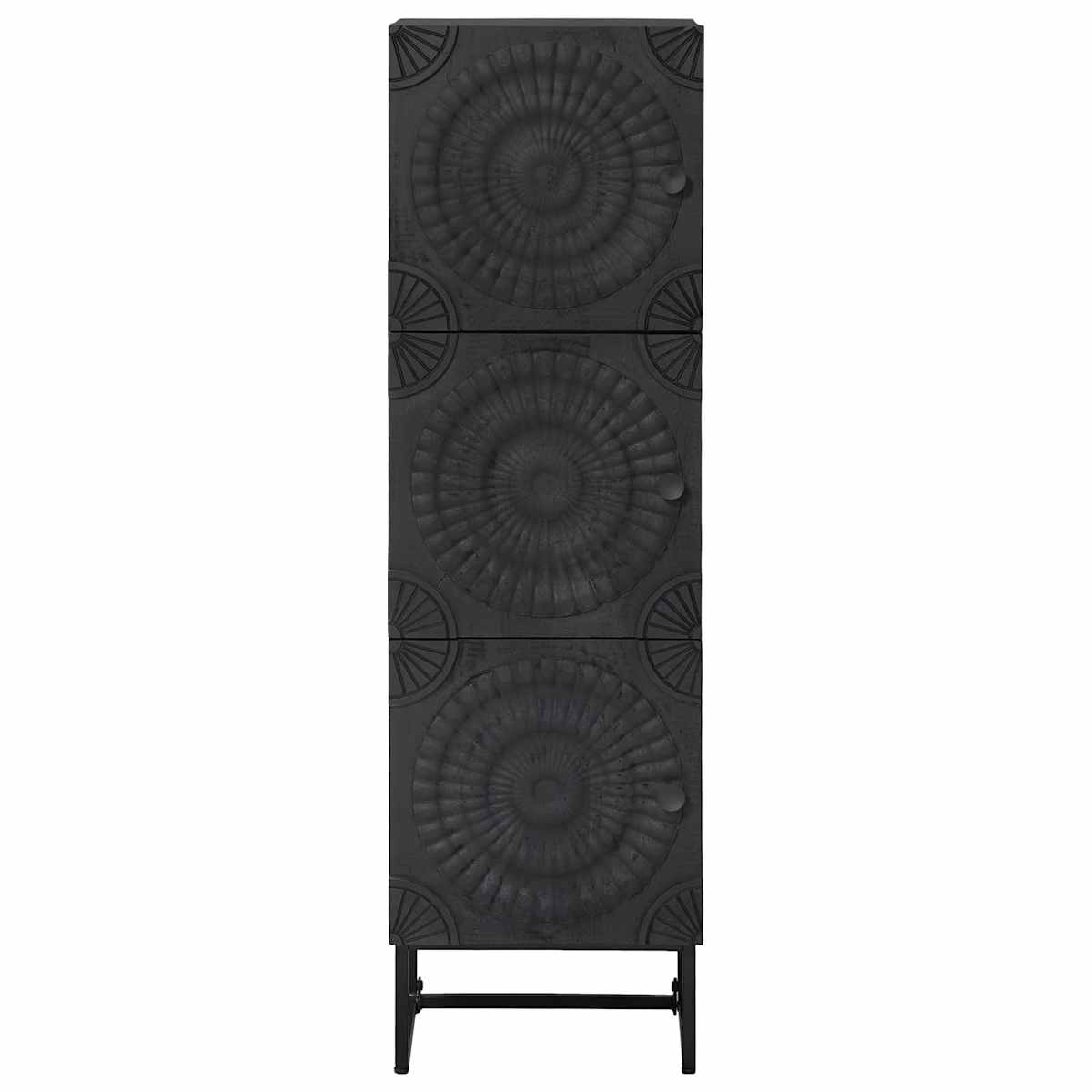 Highboard Sort 35 x 30 x 120 cm - Billede 5
