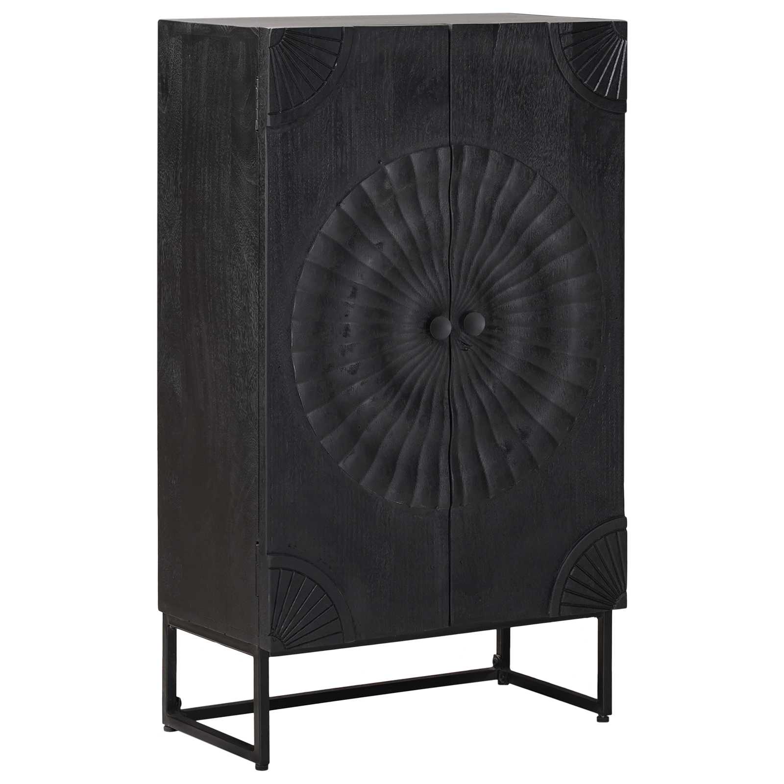 Kõrgushein Must 55 x 30 x 95 cm