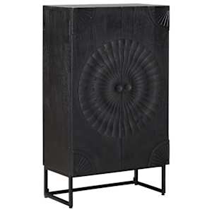 Visok predalnik Črna 55 x 30 x 95 cm