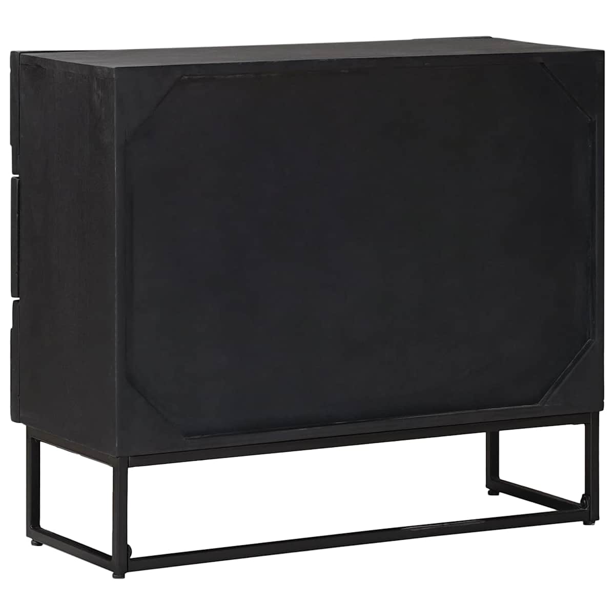 Skuffeskab Sort 75 x 30 x 65 cm - Billede 5