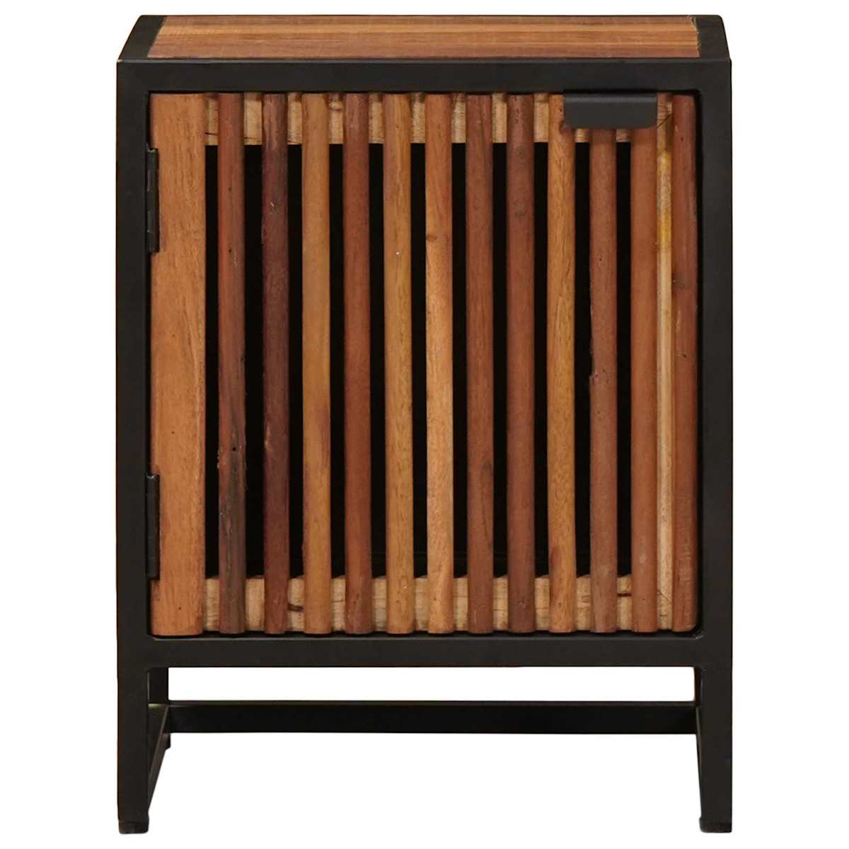 Håndlavet natbord Naturfarvet 40 x 30 x 50 cm Massivt mangotræ - Billede 6