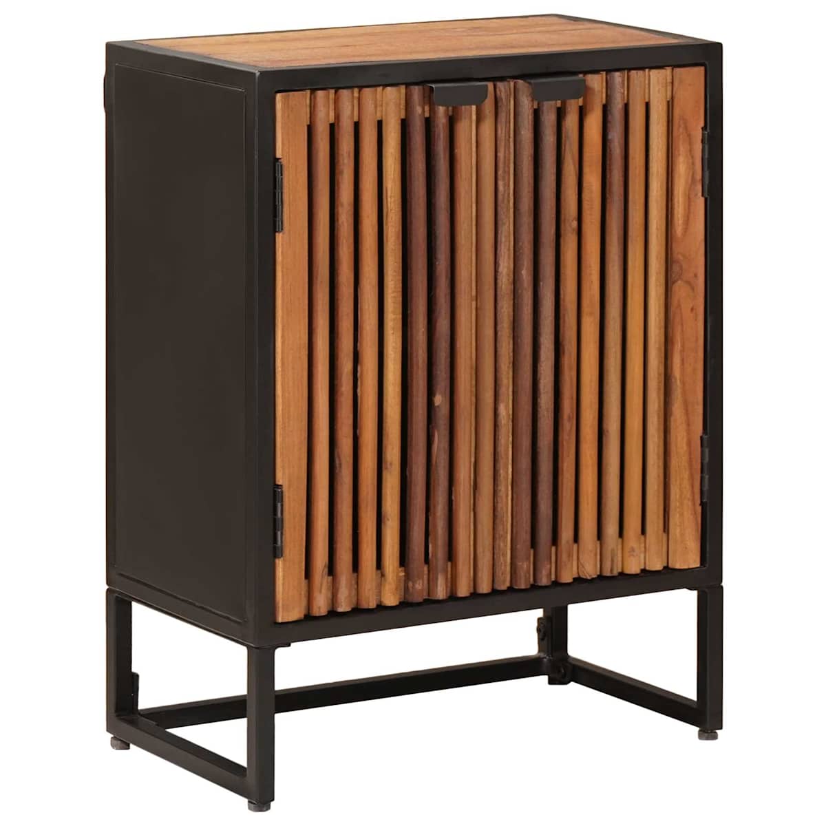 Sideboard 53 x 30 x 70 cm Massivt Mango Træ og Ingeniørtræ - Billede 3