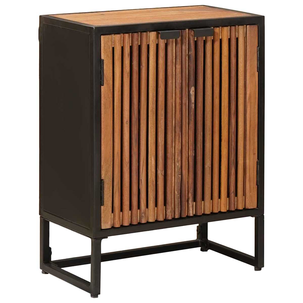 Sideboard 53 x 30 x 70 cm Massivt Mango Træ og Ingeniørtræ - Billede 4