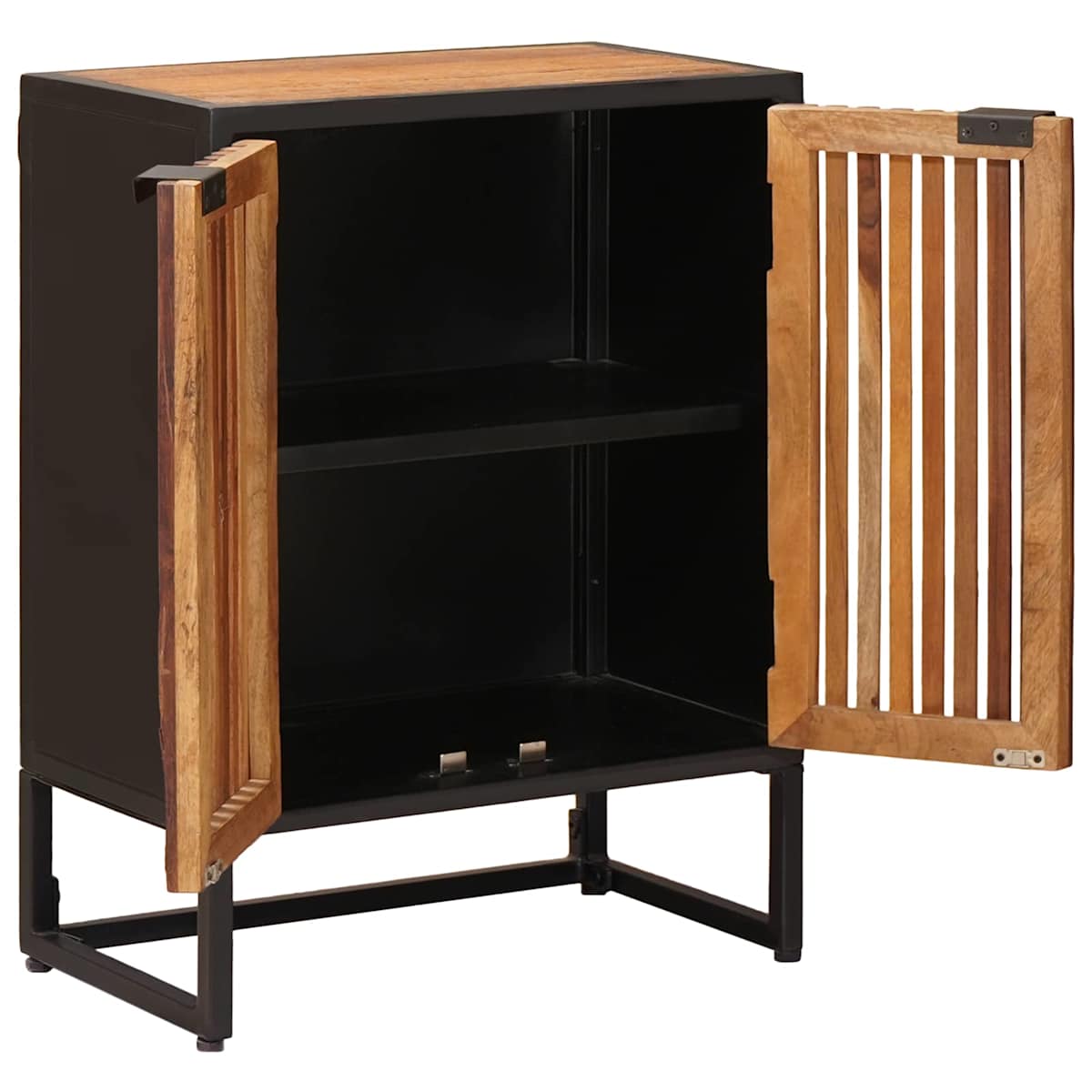 Sideboard 53 x 30 x 70 cm Massivt Mango Træ og Ingeniørtræ - Billede 5