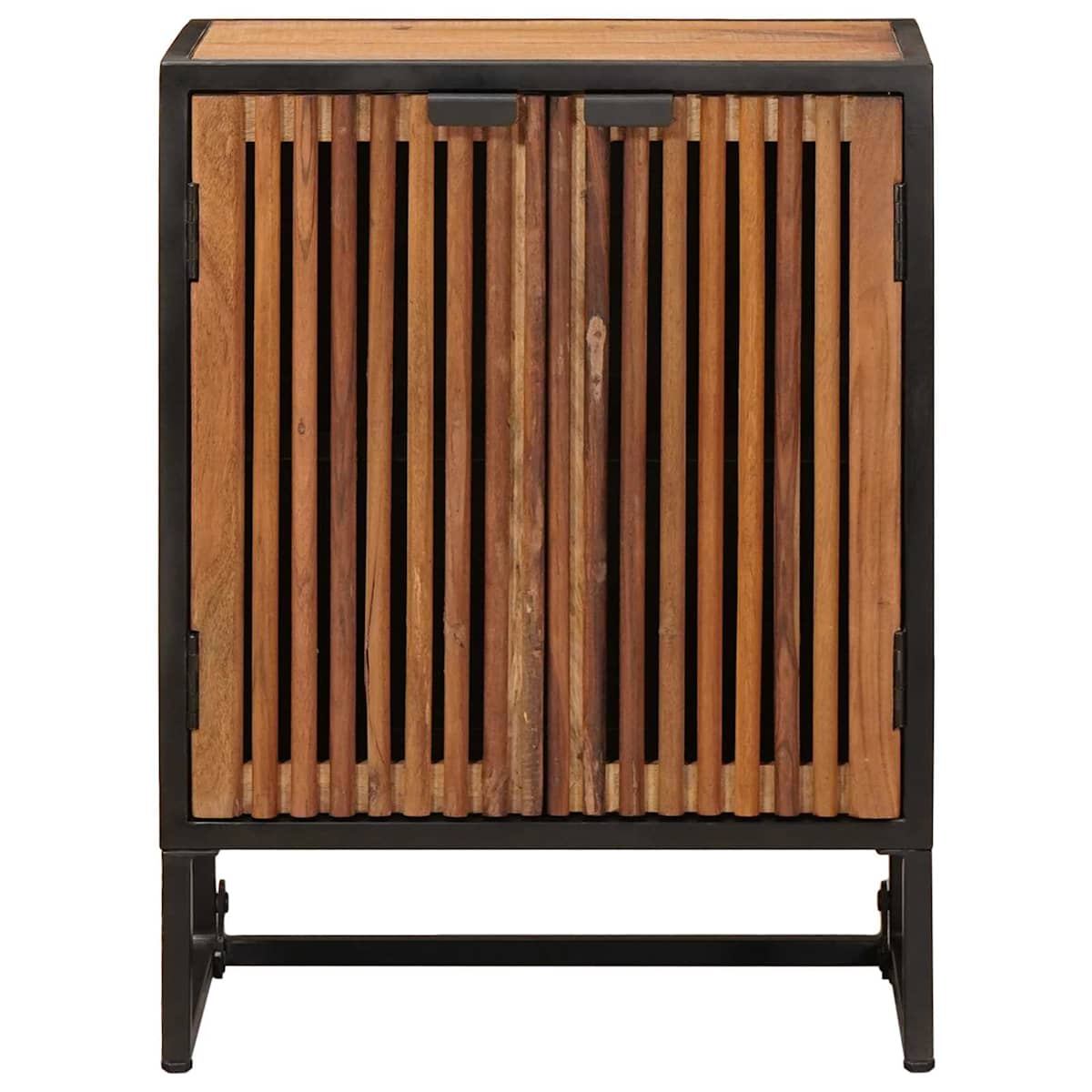 Sideboard 53 x 30 x 70 cm Massivt Mango Træ og Ingeniørtræ - Billede 6
