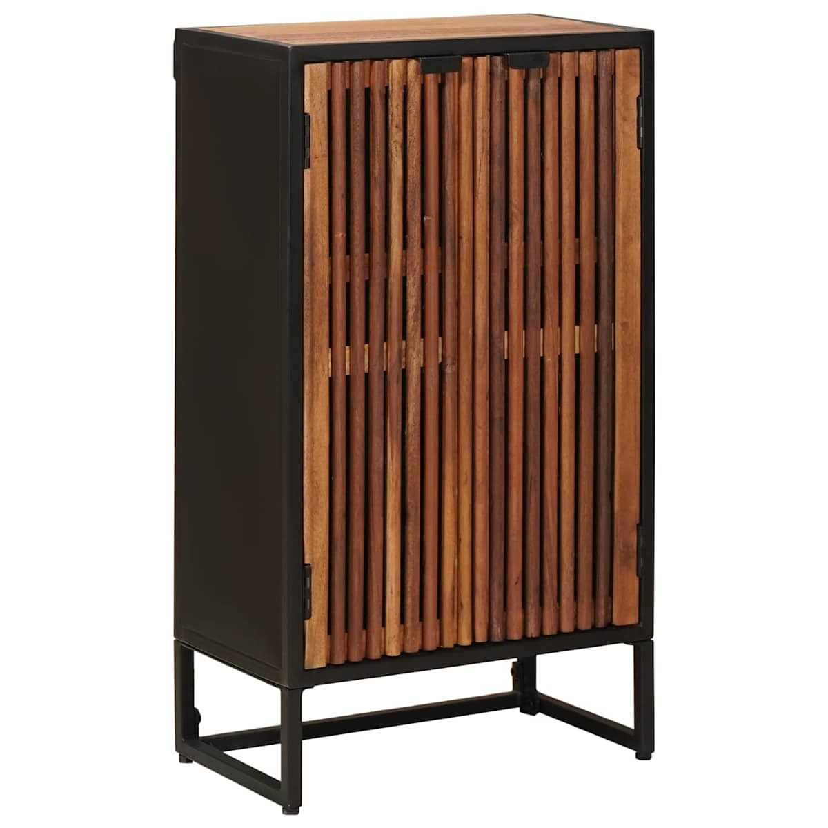 Highboard 53 x 30 x 95 cm Massivt Mango Træ og Ingeniørtræ - Billede 3