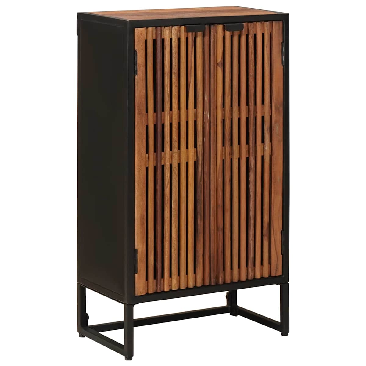 Highboard 53 x 30 x 95 cm Massivt Mango Træ og Ingeniørtræ - Billede 4