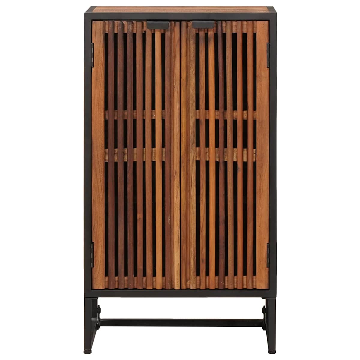 Highboard 53 x 30 x 95 cm Massivt Mango Træ og Ingeniørtræ - Billede 6