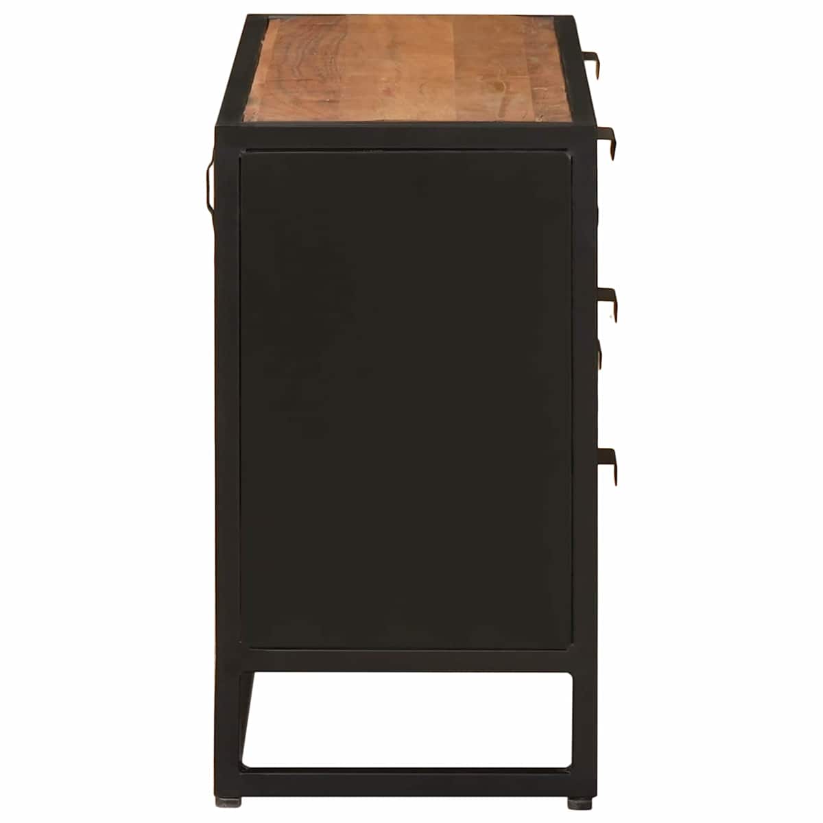 Skuffeskab 75 x 30 x 54 cm Massivt Mango Træ og Ingeniørtræ - Billede 7
