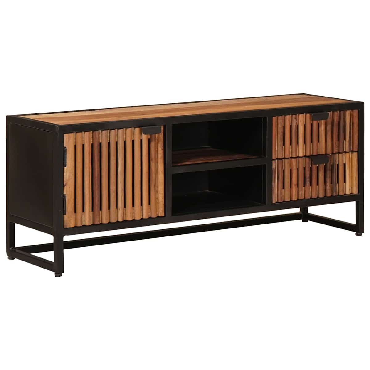 TV-skab 105 x 30 x 40 cm Massivt Mango Træ og Ingeniørtræ - Billede 2