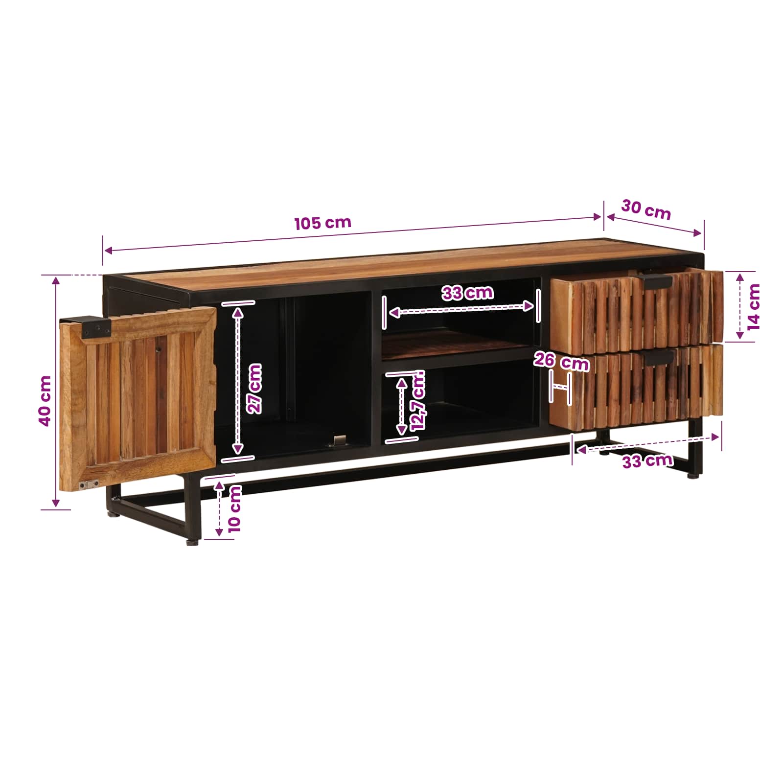 TV Cabinet size guide