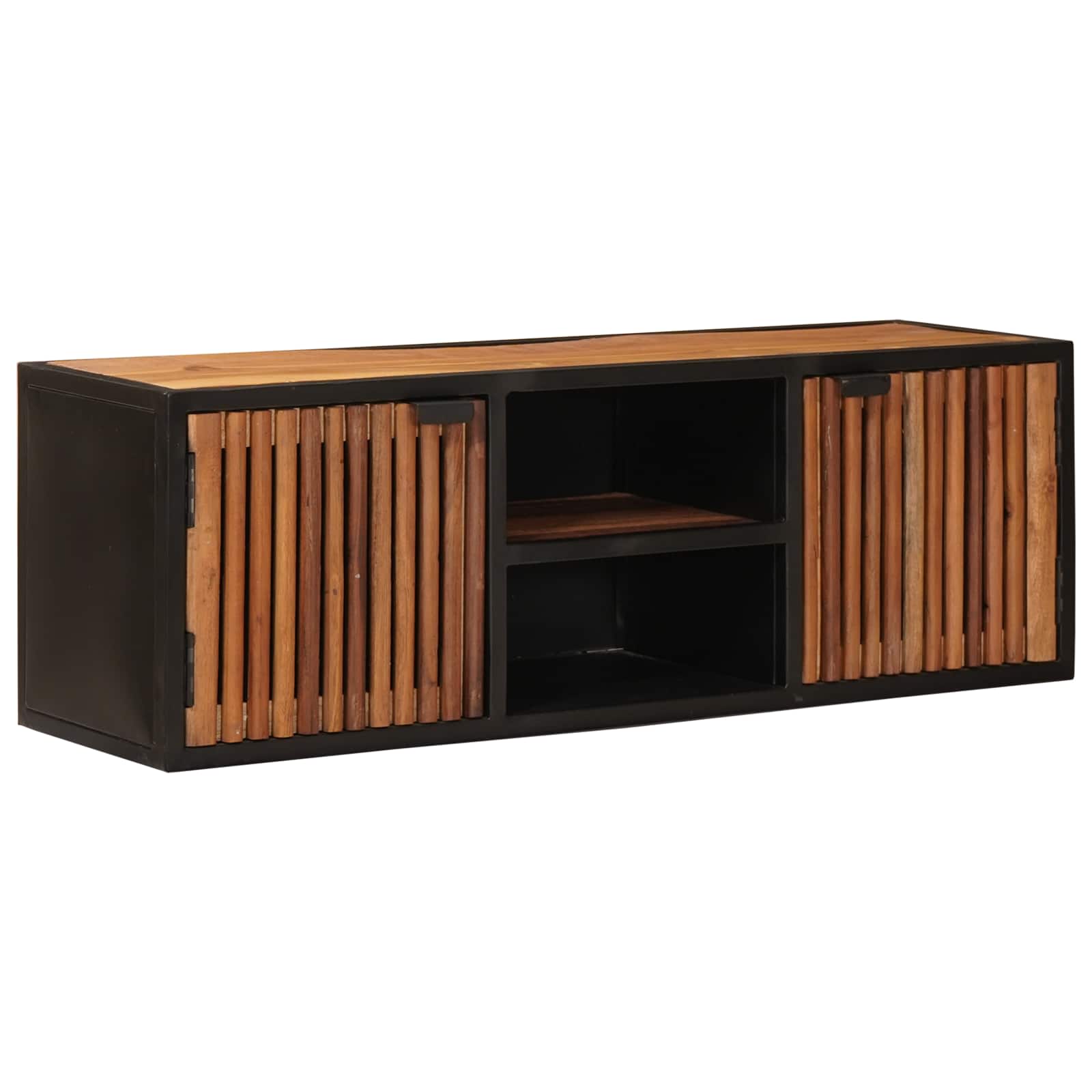 TV-kast 105 x 30 x 35 cm Massief Mango Hout en Geengineerd Hout image 2