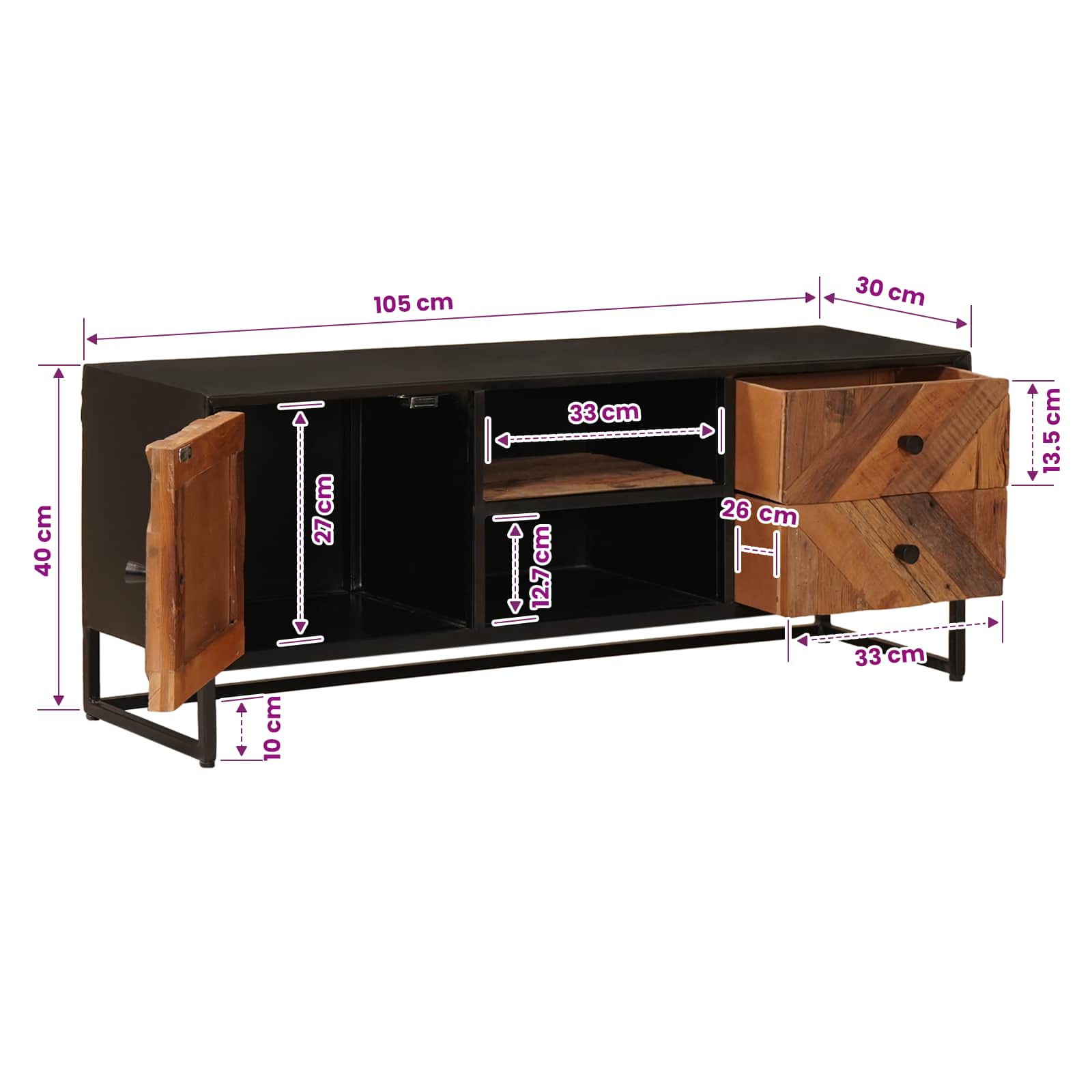 TV Cabinet size guide