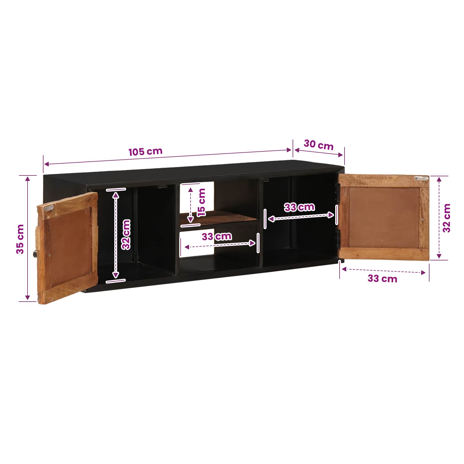 TV Cabinet size guide