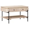 vidaXL K&auml;sit&ouml;&ouml; Kohvilaud Valge 85 x 45 x 50 cm Tugev mango puu