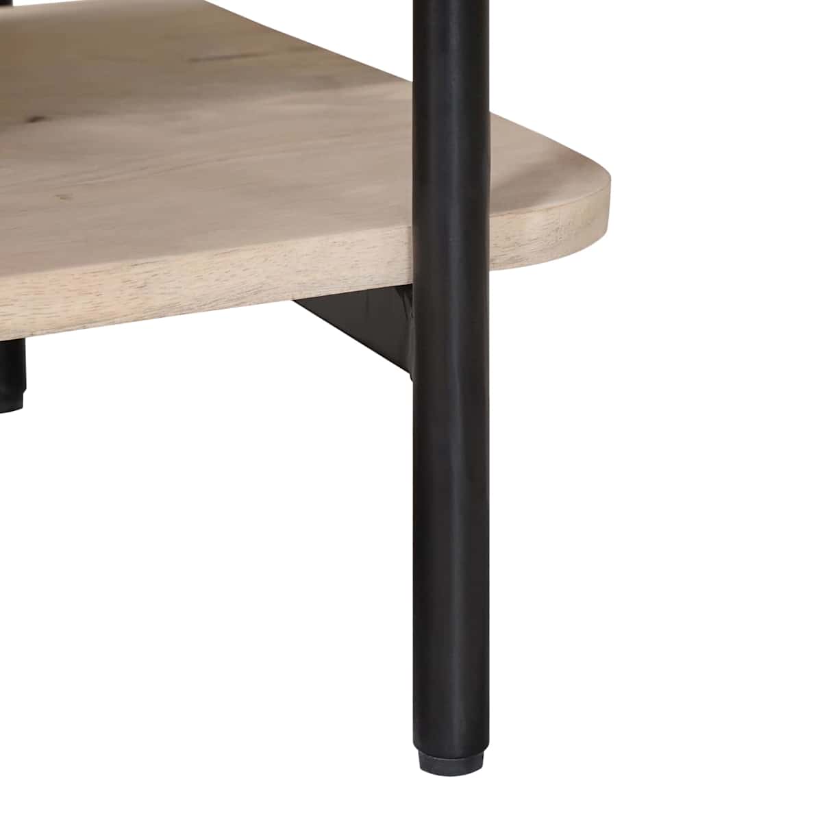 Håndlavet natbord Hvid 40 x 35 x 45 cm Massivt mangotræ - Billede 10