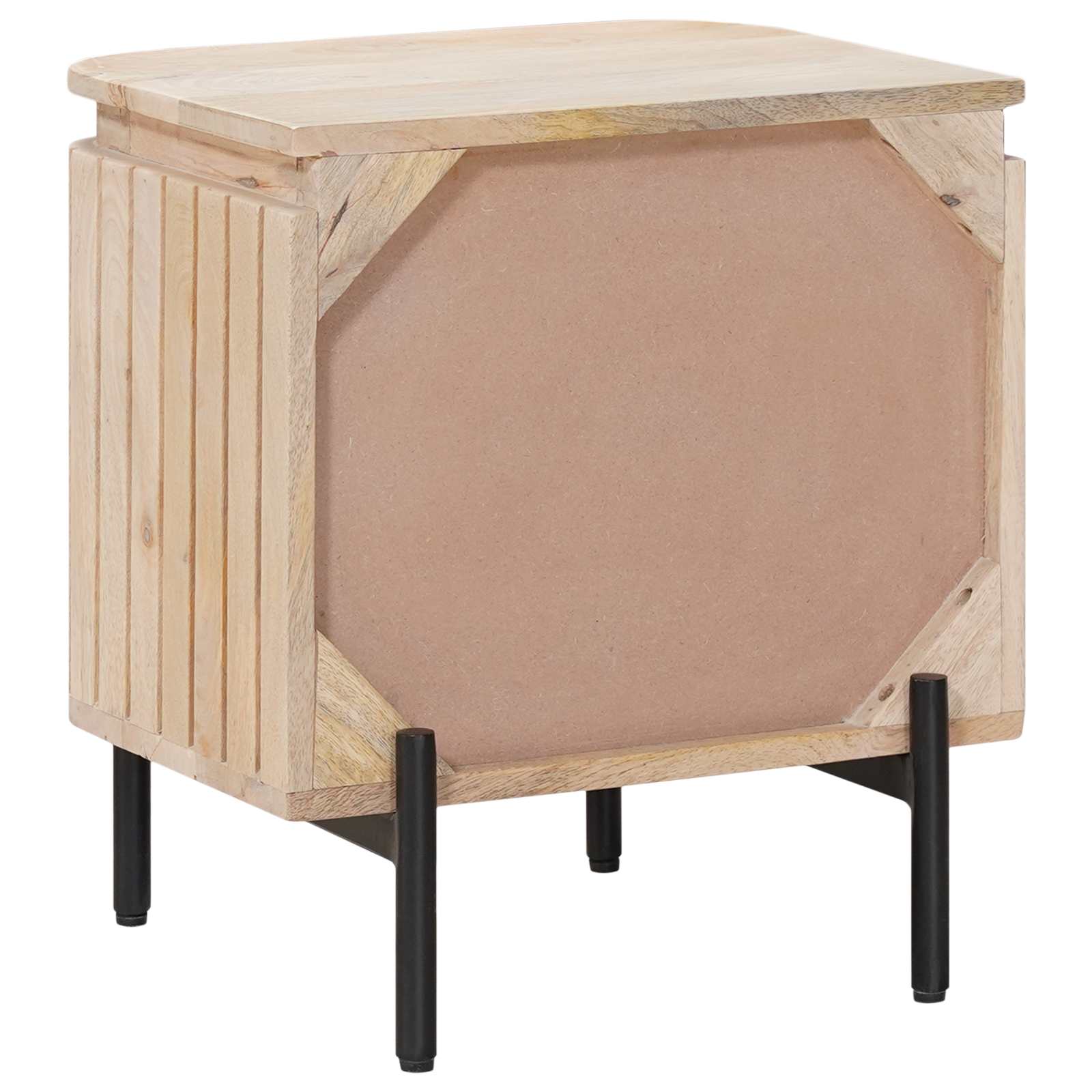 Handgemaakt nachtkastje Wit 40 x 30 x 45 cm Massief Mango Hout image 7