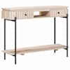 vidaXL K&auml;sit&ouml;&ouml; l&otilde;pplaud Valge 100 x 30 x 76 cm Tugev mango puu