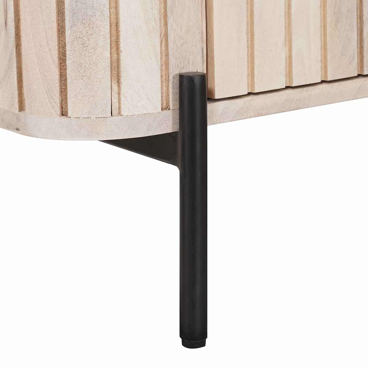 Sideboard 70 x 30 x 65 cm Massivt Mango Træ og Ingeniørtræ - Billede 10
