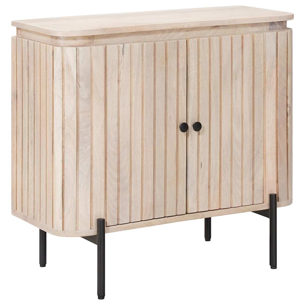 Sideboard 70 x 30 x 65 cm Massivt Mango Træ og Ingeniørtræ - Billede 4