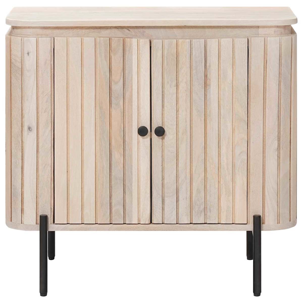 Sideboard 70 x 30 x 65 cm Massivt Mango Træ og Ingeniørtræ - Billede 5