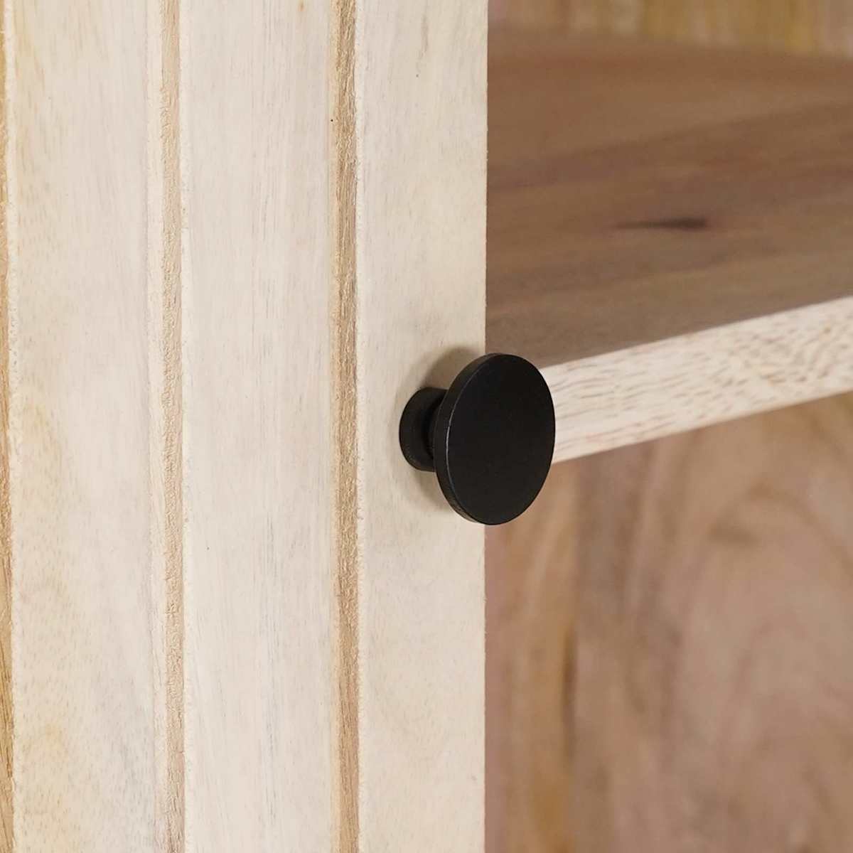 Sideboard 105 x 30 x 65 cm Massivt Mango Træ og Ingeniørtræ - Billede 9