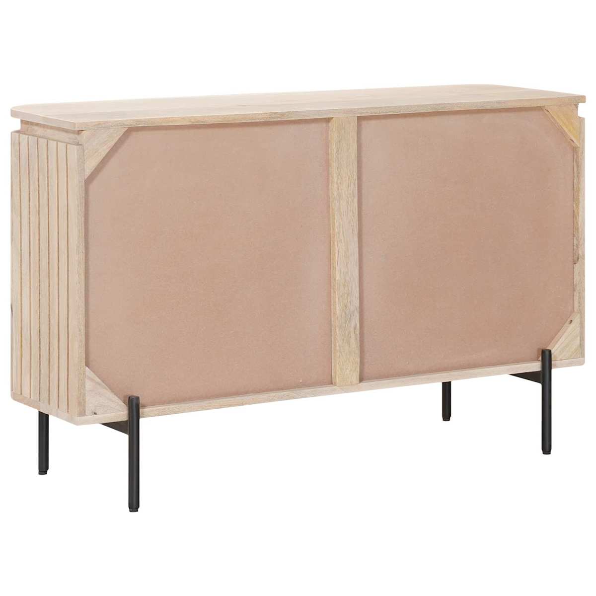 Sideboard 105 x 30 x 65 cm Massivt Mango Træ og Ingeniørtræ - Billede 7