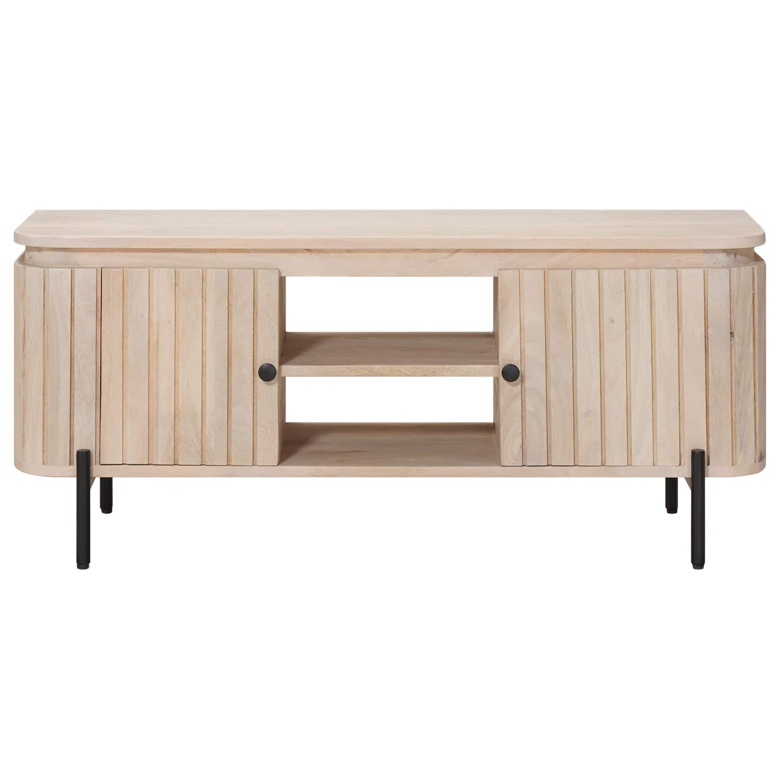 TV-kast 105 x 30 x 45 cm Massief Mango Hout en Geengineerd Hout image 5
