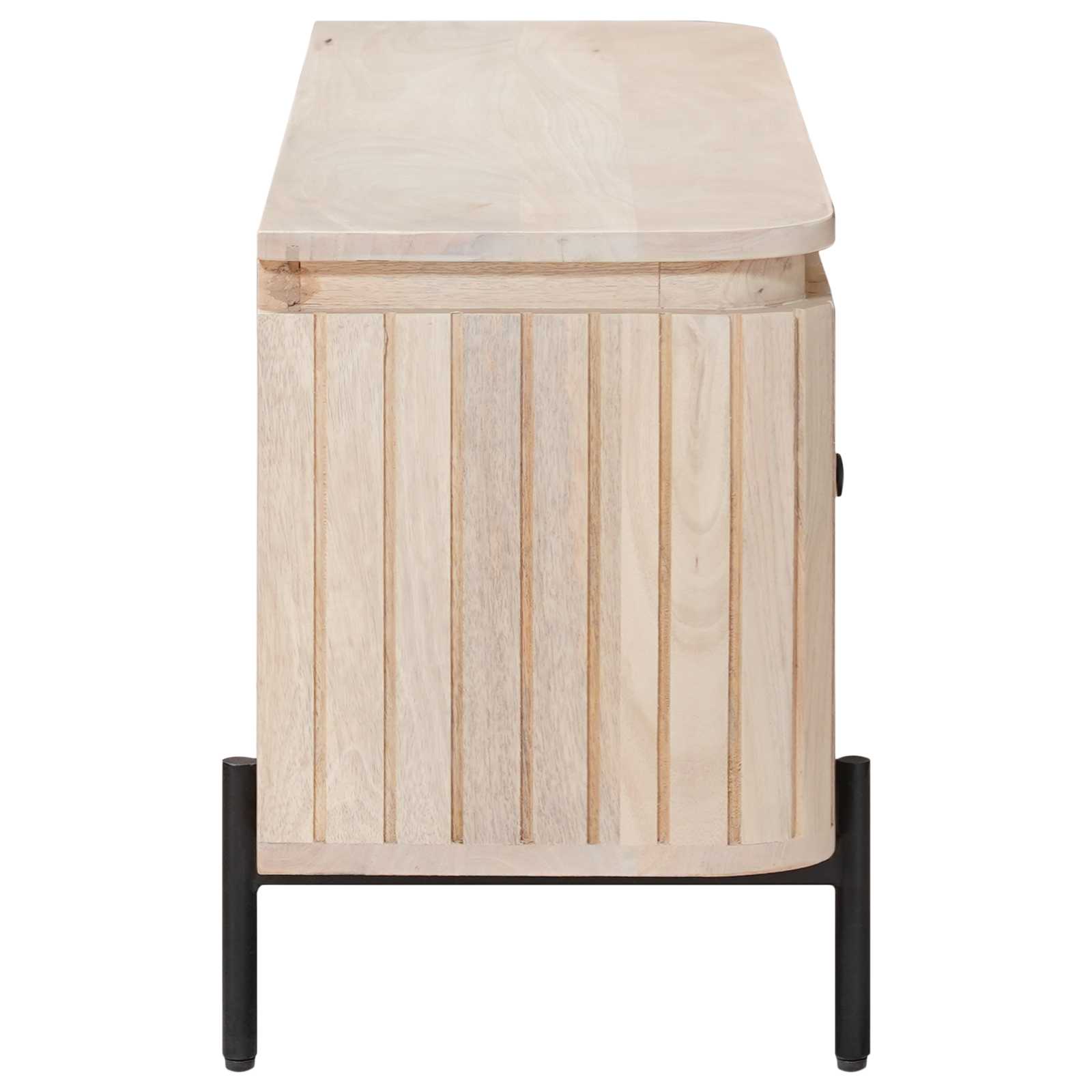 TV-kast 105 x 30 x 45 cm Massief Mango Hout en Geengineerd Hout image 6