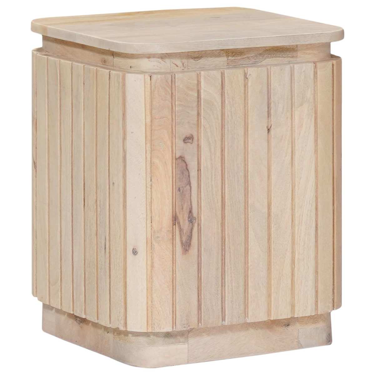 Håndlavet sidebord sæt 2 stk. Hvid 45 x 45 x 45 cm - Billede 3