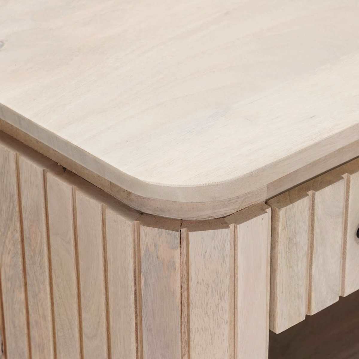 Sko bænk 85 x 37 x 48 cm Massivt Mango Træ og Ingeniørtræ - Billede 6