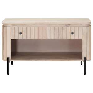 Lavička na boty se zásuvkou s policí 85 x 37 x 48 cm - obrázek 5