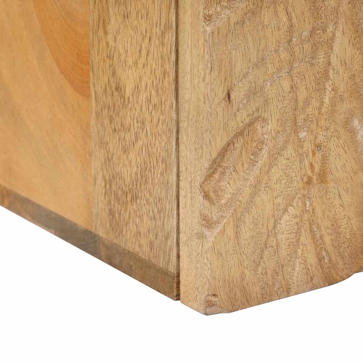 Håndlavet natbord Teakbrun 40x30x40 cm Massivt mangotræ - Billede 9
