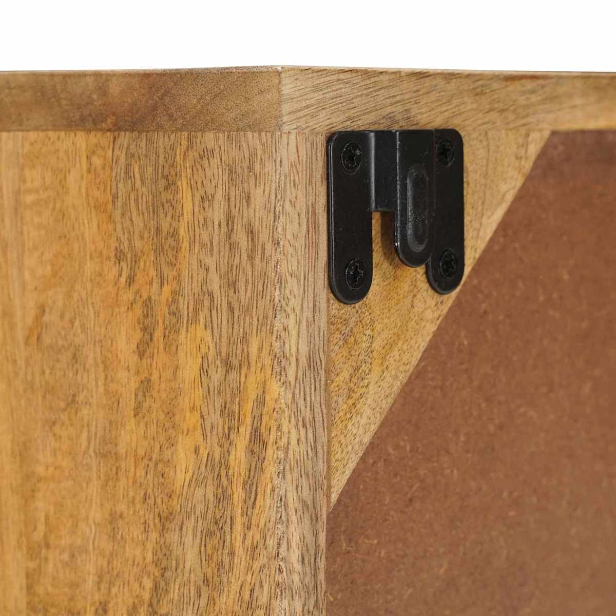 Håndlavet natbord Teakbrun 40x30x40 cm Massivt mangotræ - Billede 10