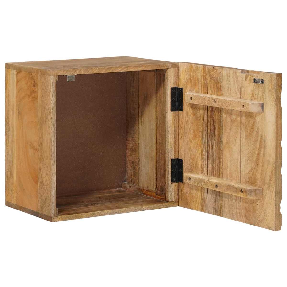 Håndlavet natbord Teakbrun 40x30x40 cm Massivt mangotræ - Billede 2