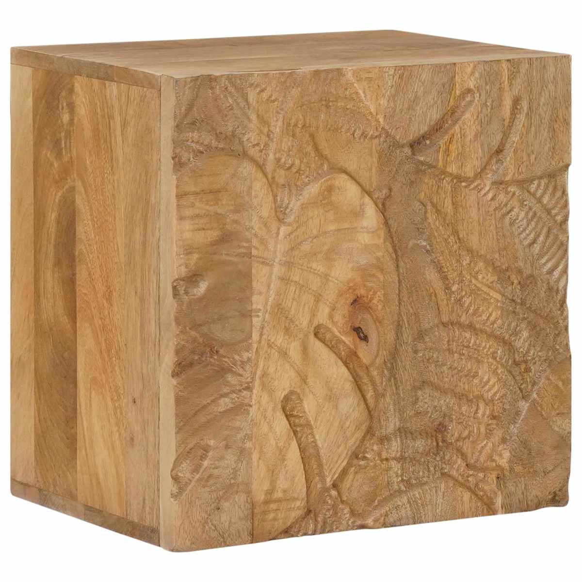 Håndlavet natbord Teakbrun 40x30x40 cm Massivt mangotræ - Billede 3