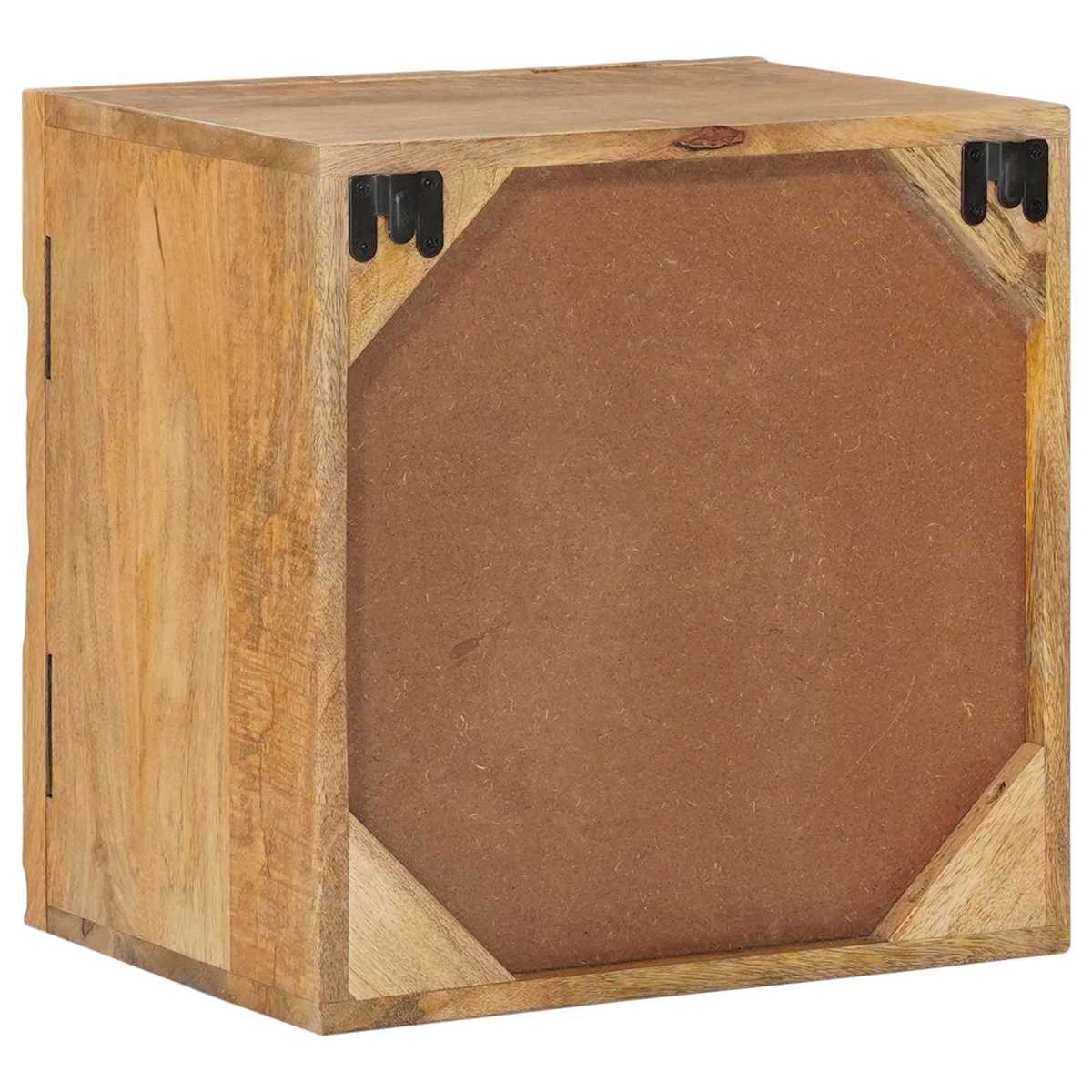 Håndlavet natbord Teakbrun 40x30x40 cm Massivt mangotræ - Billede 7