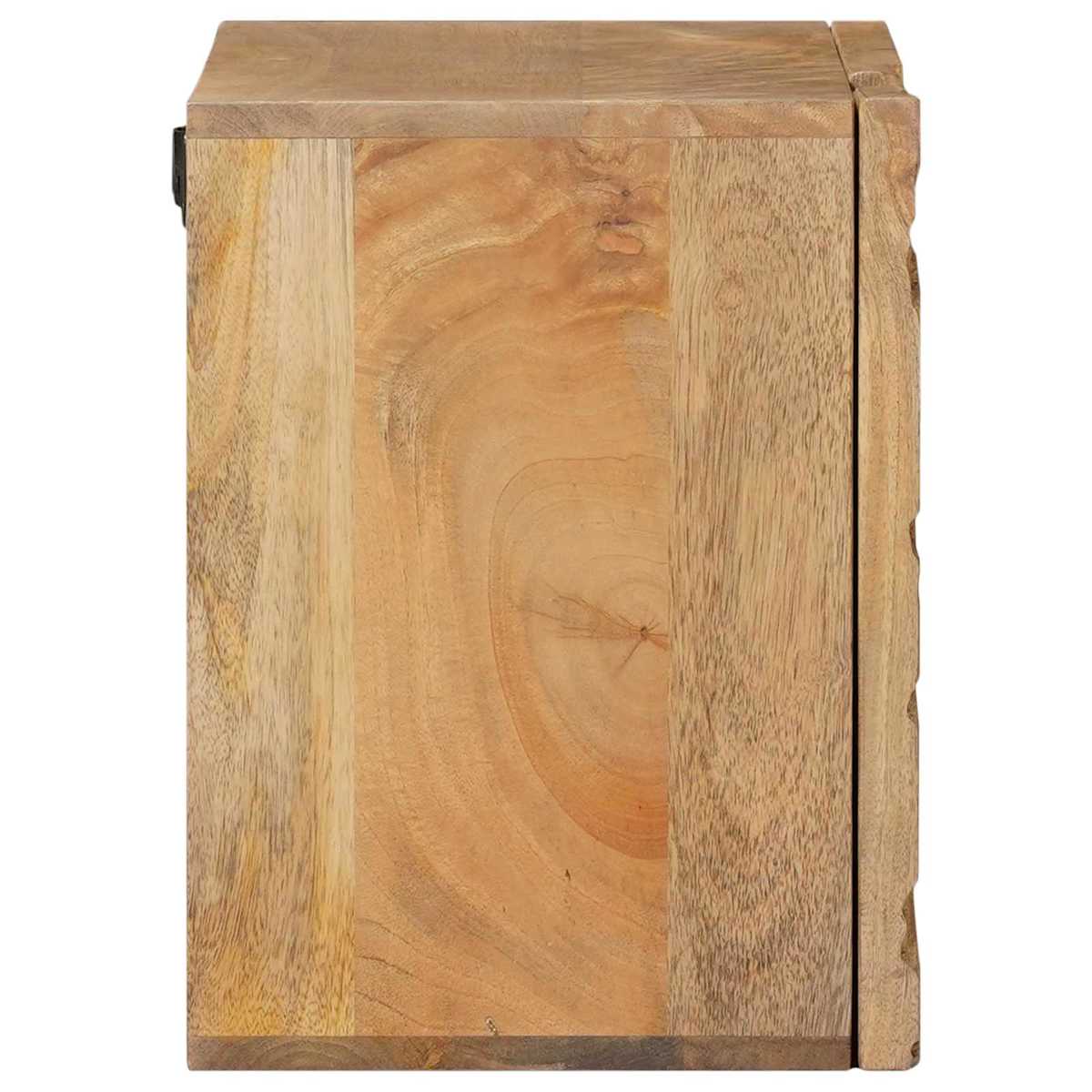 Håndlavet natbord Teakbrun 40x30x40 cm Massivt mangotræ - Billede 6