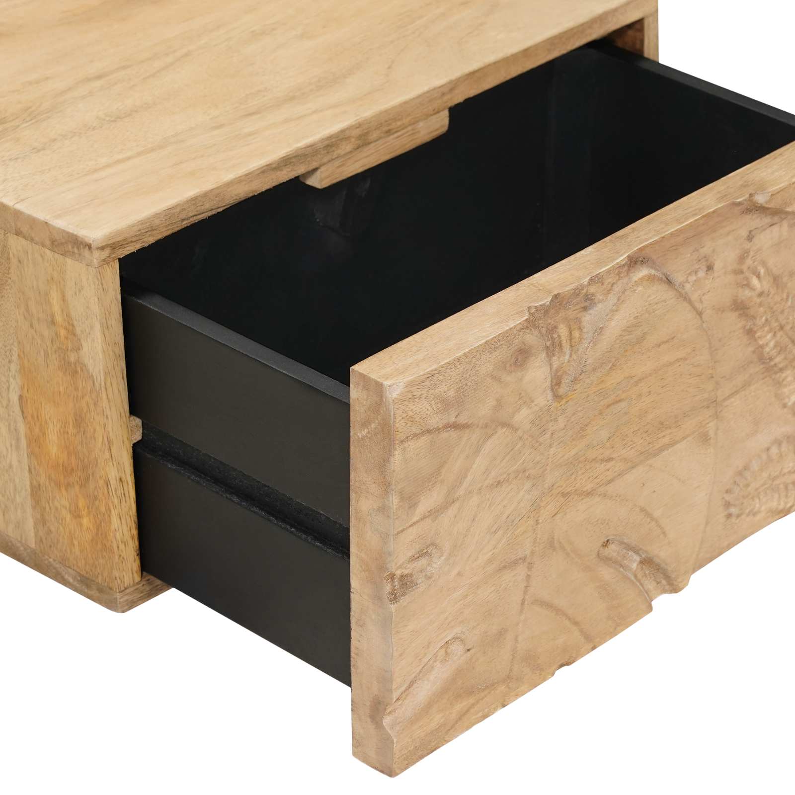 vidaXL Handgefertigter Nachttisch Teakbraun 40 x 30 x 20 cm – Bild 9