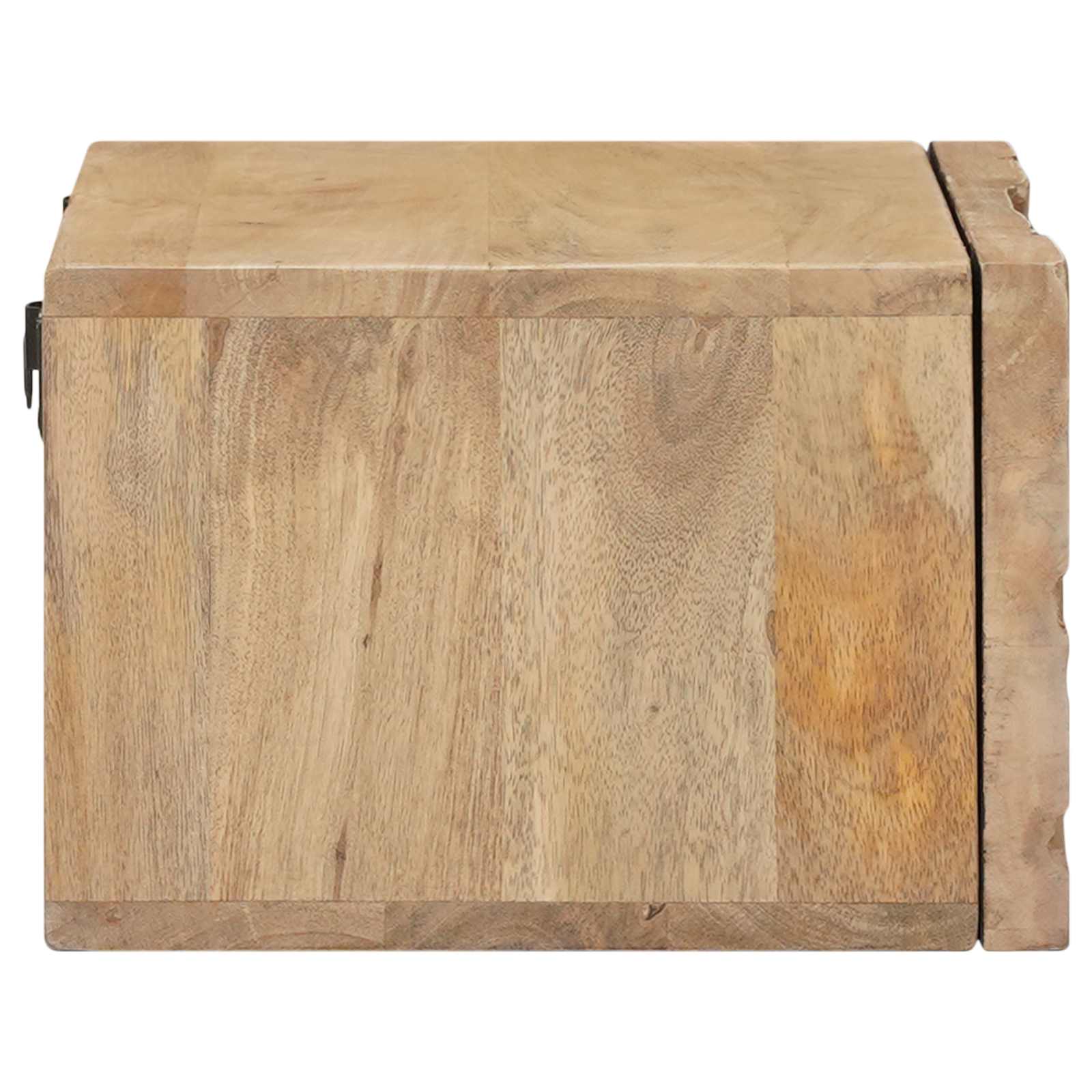 vidaXL Handgefertigter Nachttisch Teakbraun 40 x 30 x 20 cm – Bild 6