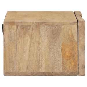 Ručně vyrobená noční skříňka Třešňově hnědá 40 x 30 x 20 cm - obrázek 6