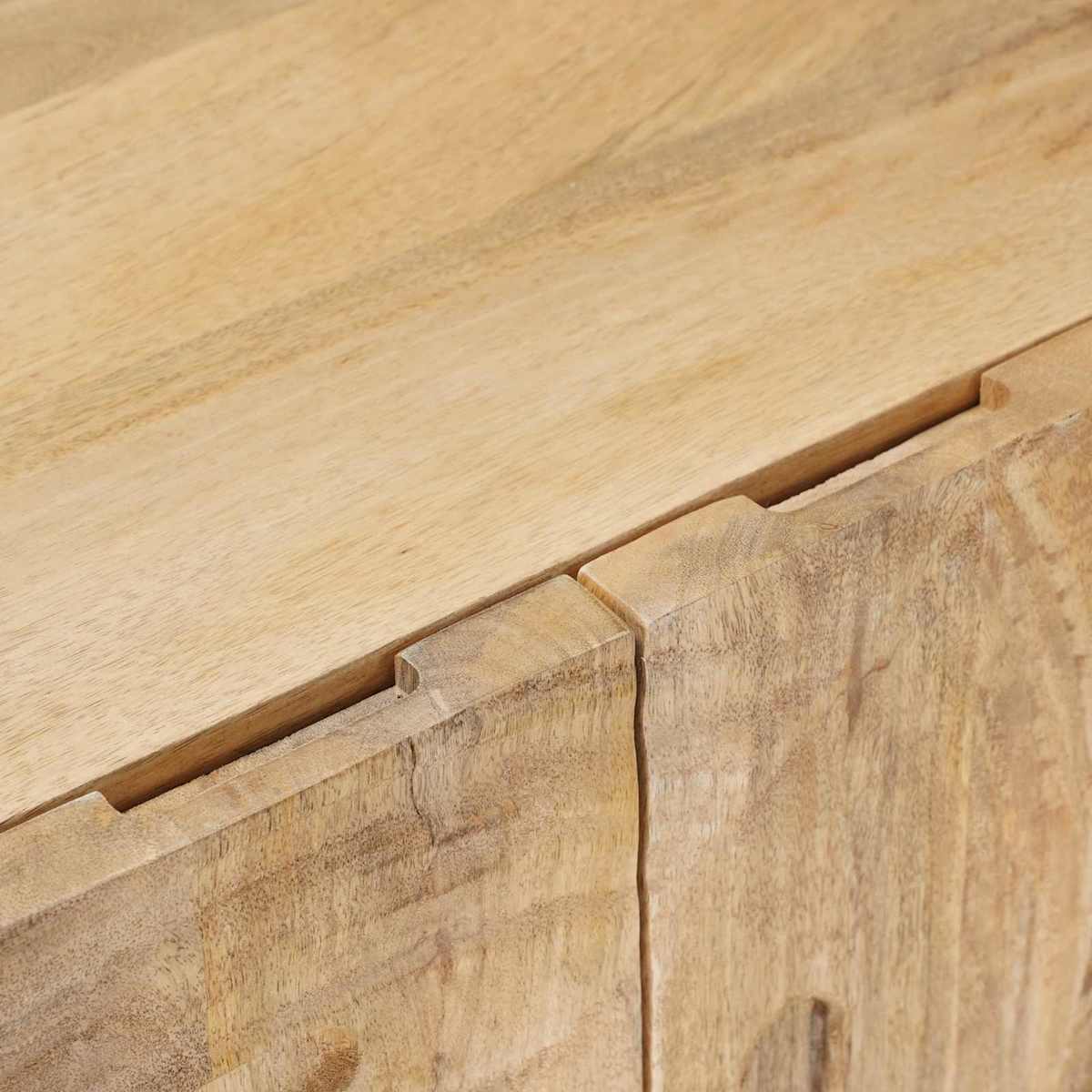 Sideboard 100 x 30 x 65 cm Massivt Mango Træ og Ingeniørtræ - Billede 9