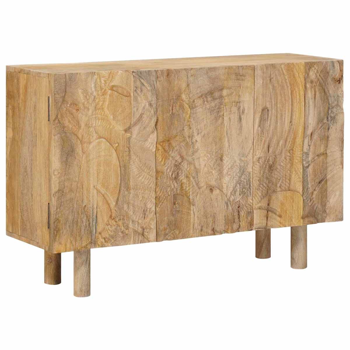 Sideboard 100 x 30 x 65 cm Massivt Mango Træ og Ingeniørtræ