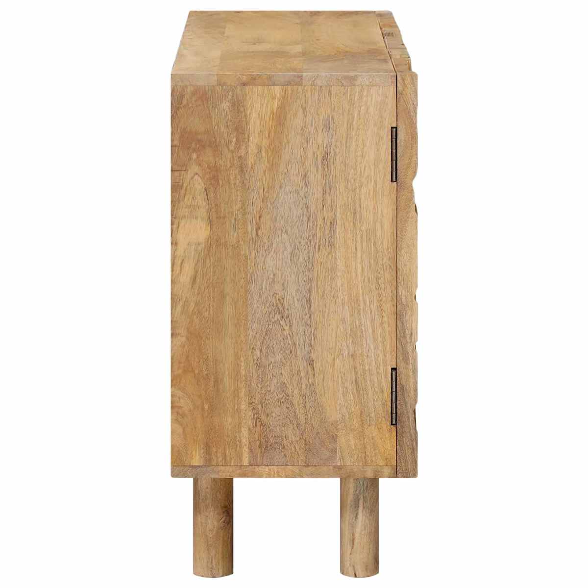 Sideboard 100 x 30 x 65 cm Massivt Mango Træ og Ingeniørtræ - Billede 6