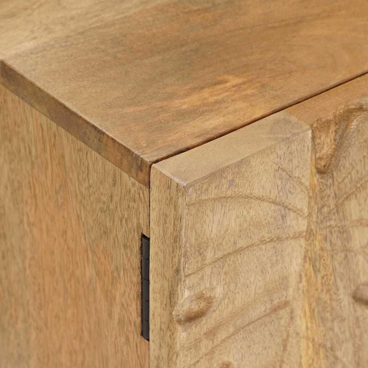 TV-skab 110 x 30 x 40 cm Massivt Mango Træ og Ingeniørtræ - Billede 8