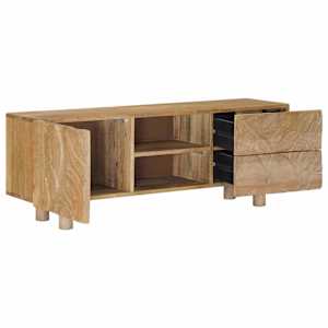 Televizní skříň se zásuvkou s policí se dveřmi 110 x 30 x 40 cm - obrázek 2