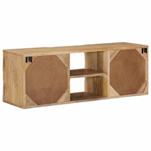 Nástěnná skříň na TV s policí s úložištěm 100 x 30 x 35 cm - obrázek 7